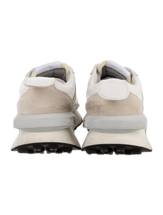 Lanvin Mesh Colorblock Pattern Sneakers