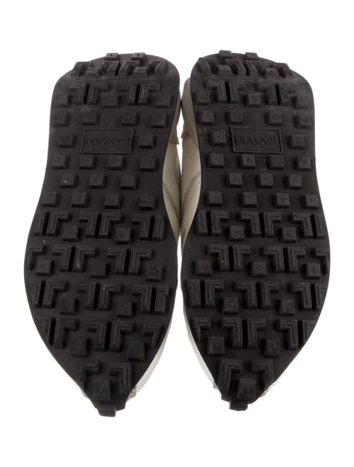 Lanvin Mesh Colorblock Pattern Sneakers