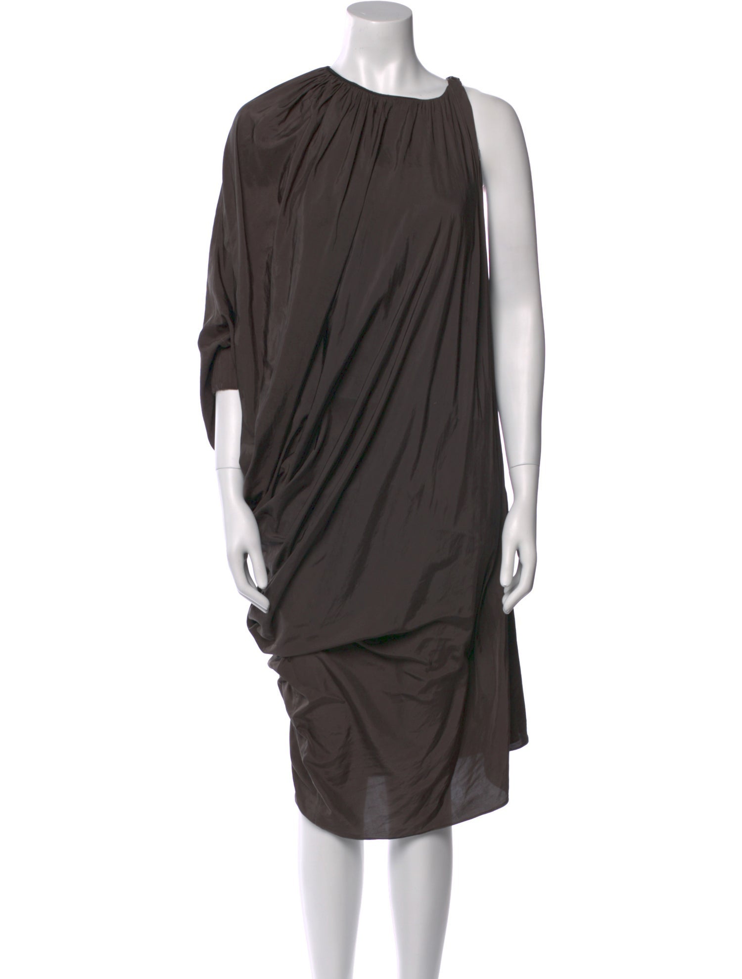 Lanvin Bateau Neckline Knee-Length Dress