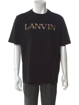 Lanvin Graphic Print Crew Neck T-Shirt