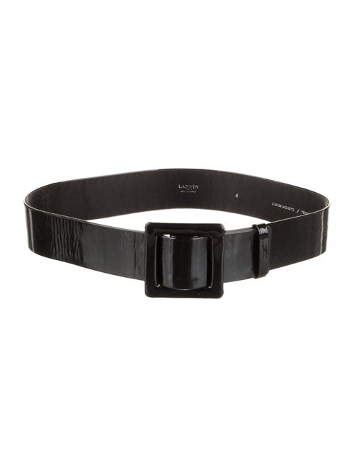 Lanvin Wide Patent Leather Belt