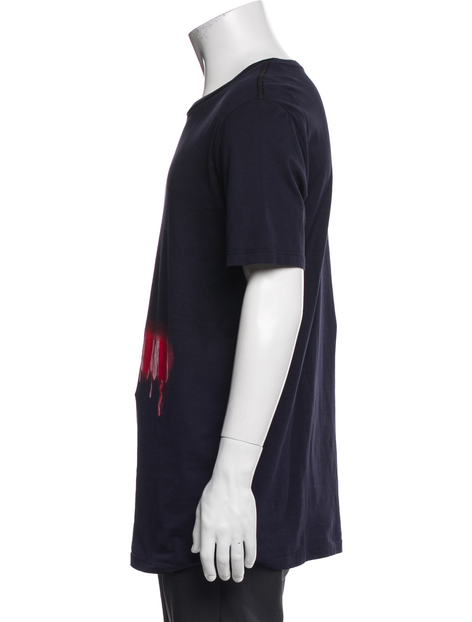 Lanvin Graphic Print Crew Neck T-Shirt