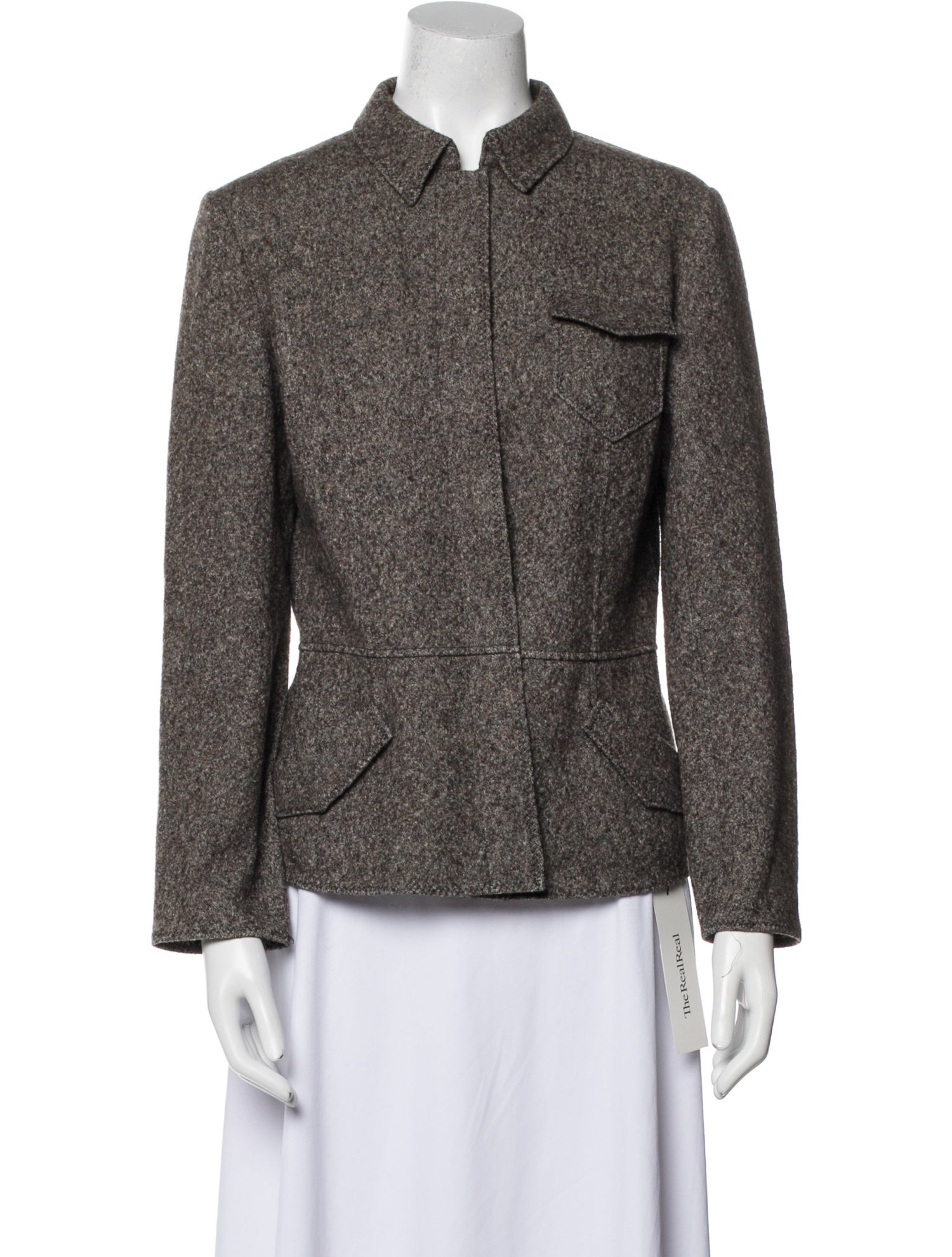 Lanvin Tweed Pattern Jacket