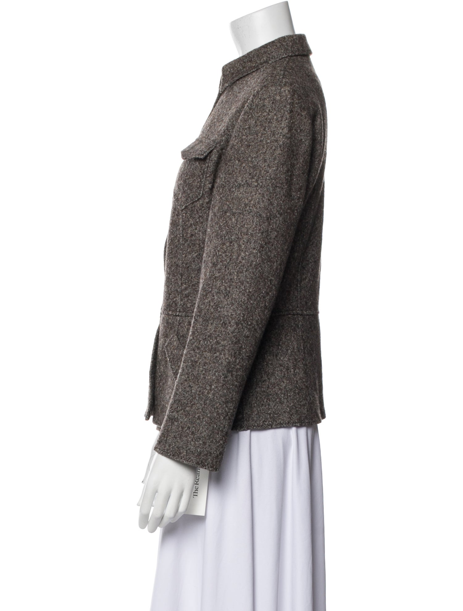 Lanvin Tweed Pattern Jacket