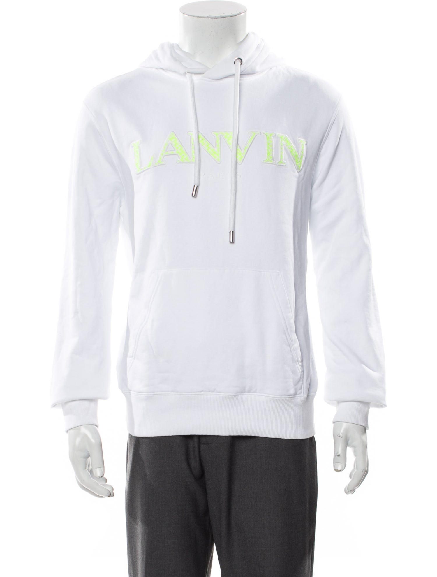 Lanvin Graphic Print Crew Neck Hoodie