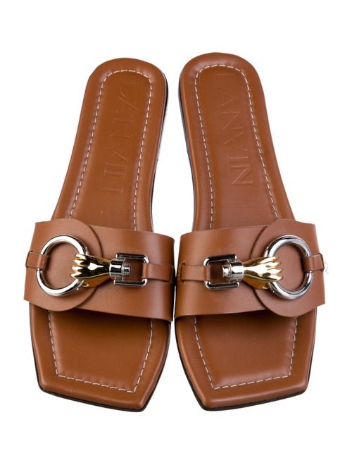 Lanvin Leather Slides