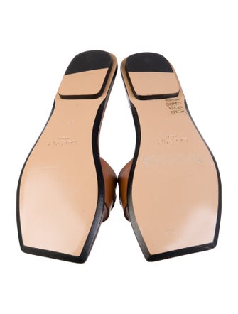 Lanvin Leather Slides