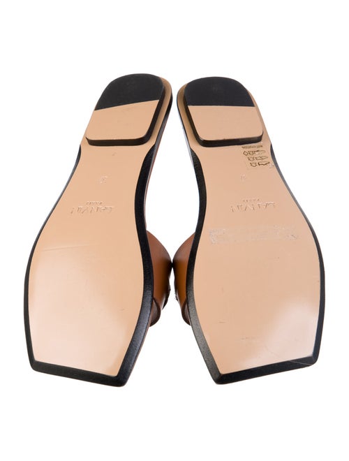 Lanvin Leather Slides