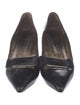 Lanvin Patent Leather Bow Accents Pumps