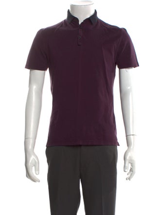 Lanvin Collar Short Sleeve Polo Shirt