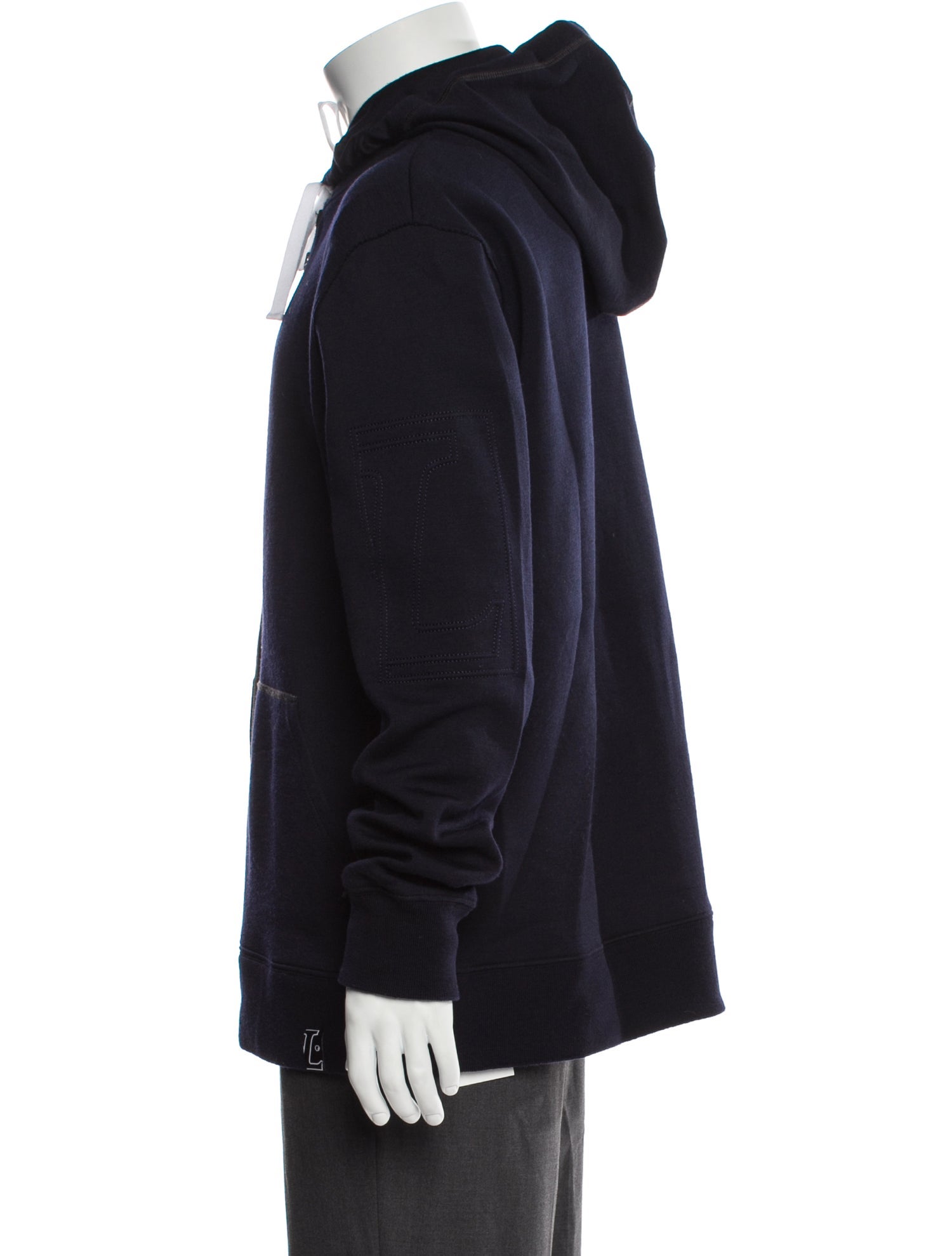 Lanvin Virgin Wool Crew Neck Hoodie