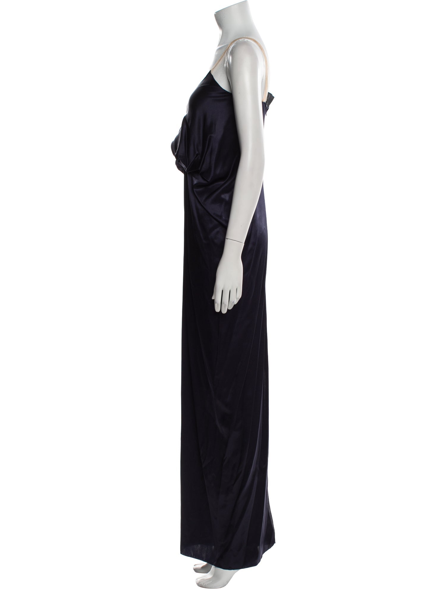 Lanvin Satin Long Dress