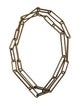 Lanvin Box Chain Long Link Necklace