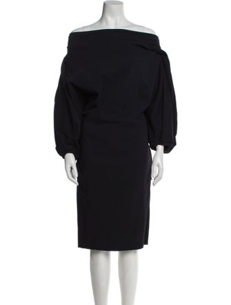 Lanvin Wool Knee-Length Dress