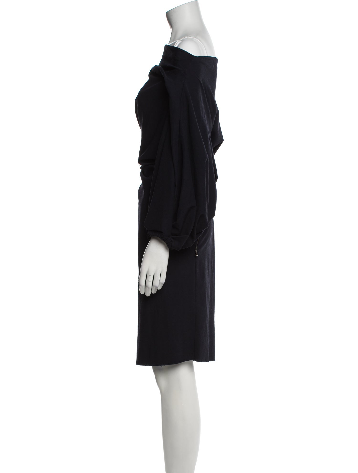 Lanvin Wool Knee-Length Dress
