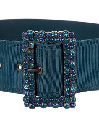 Lanvin Crystal Embellishments Waist Belt