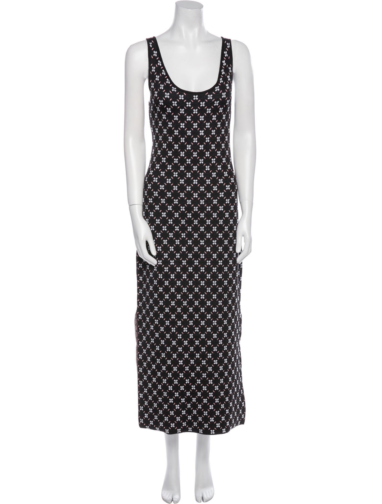 Lanvin Printed Long Dress w/ Tags