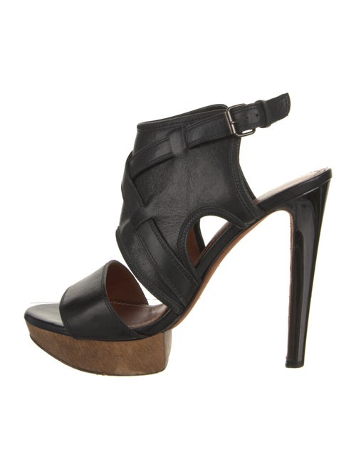 Lanvin Leather Slingback Sandals