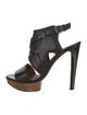 Lanvin Leather Slingback Sandals