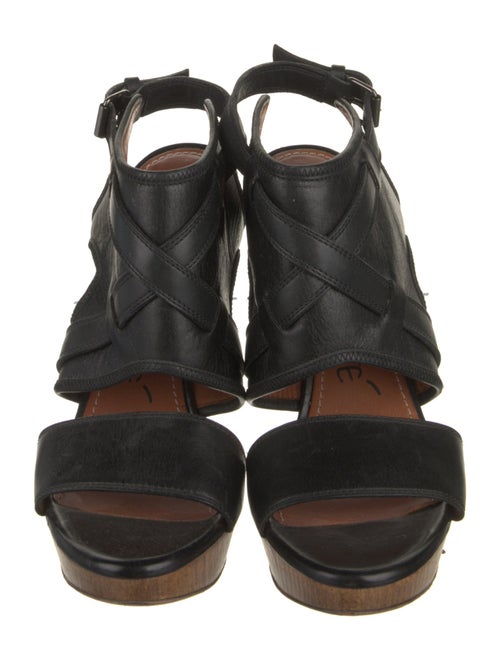 Lanvin Leather Slingback Sandals
