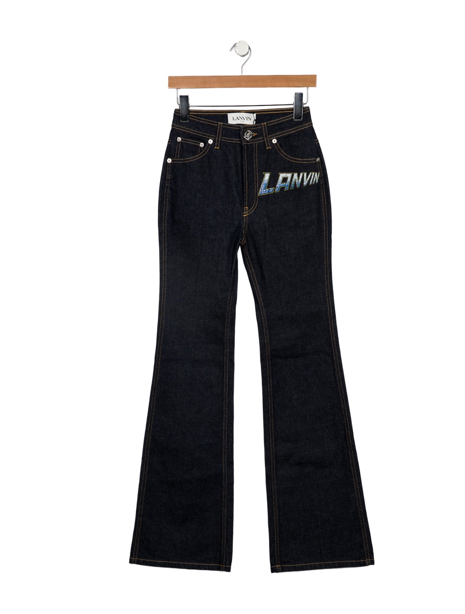 Lanvin High-Rise Wide Leg Jeans w/ Tags