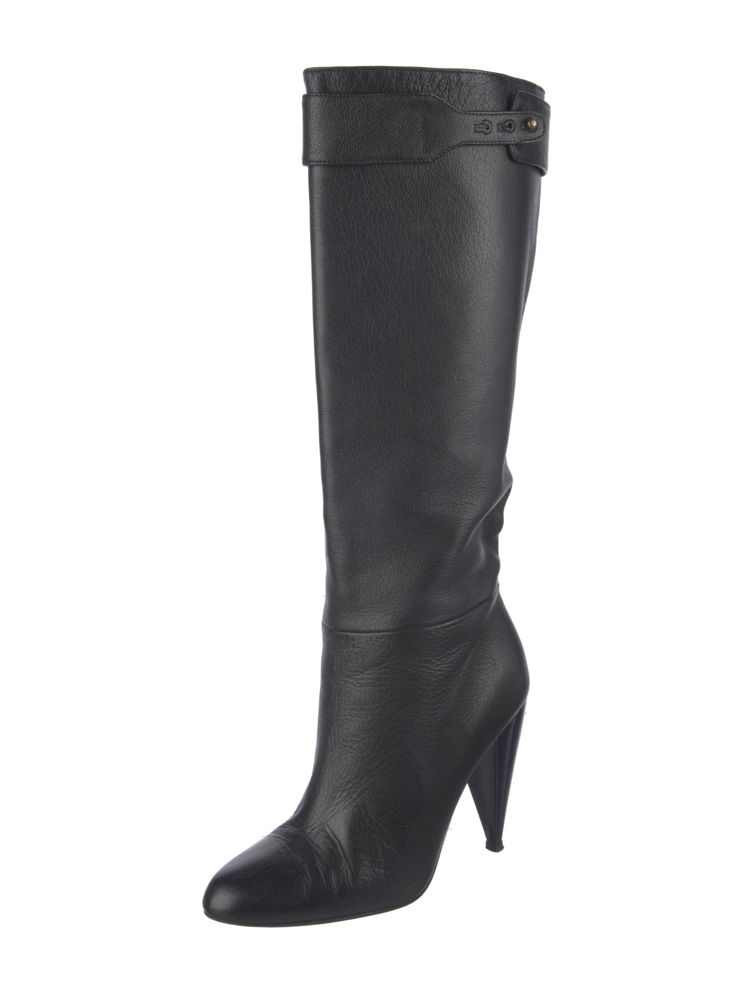 Lanvin Leather Tassel Accents Boots