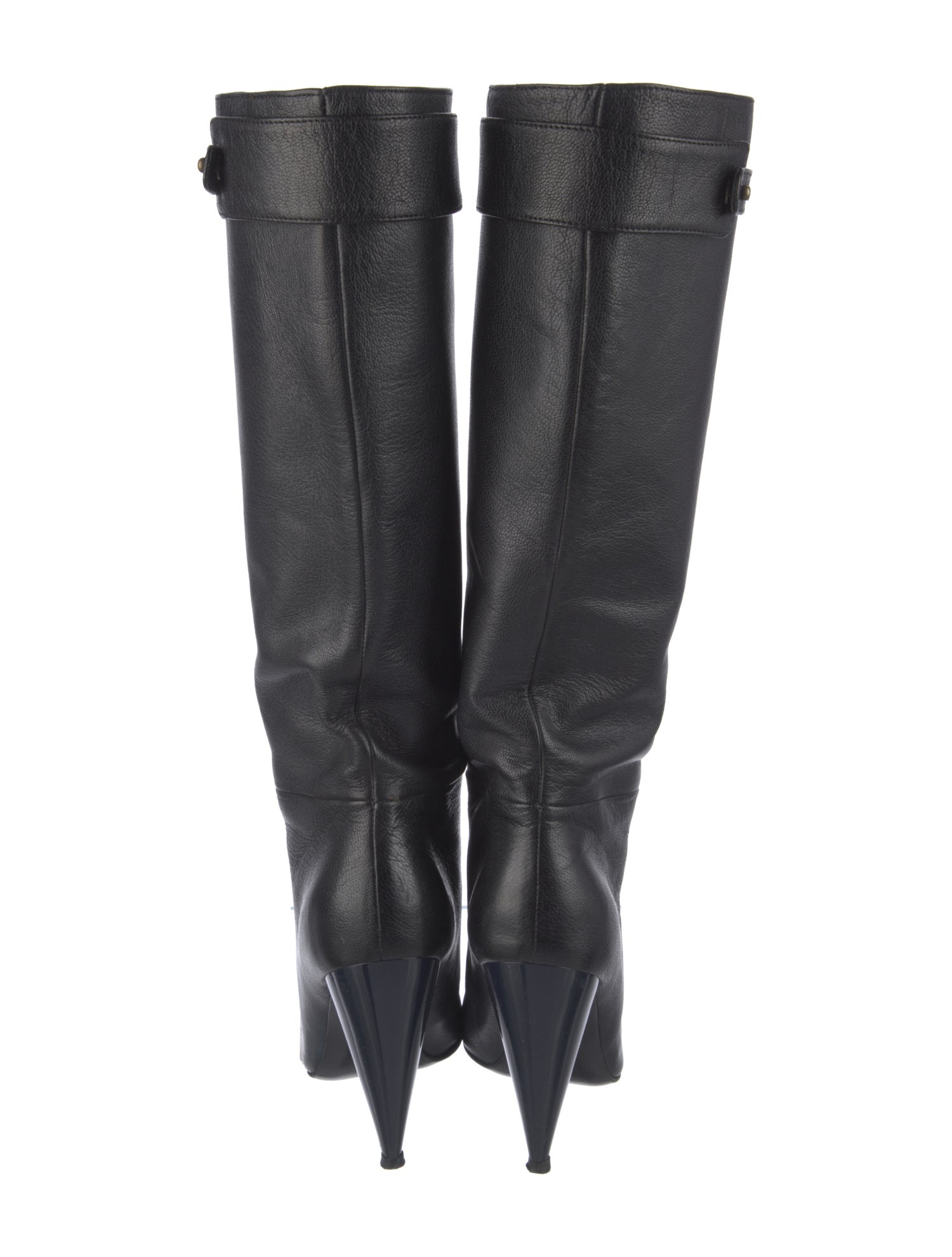 Lanvin Leather Tassel Accents Boots