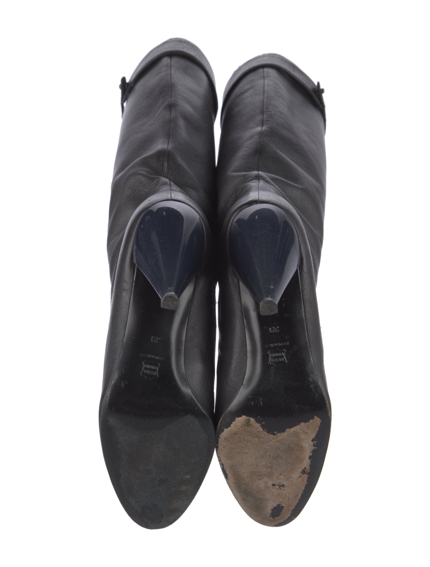 Lanvin Leather Tassel Accents Boots