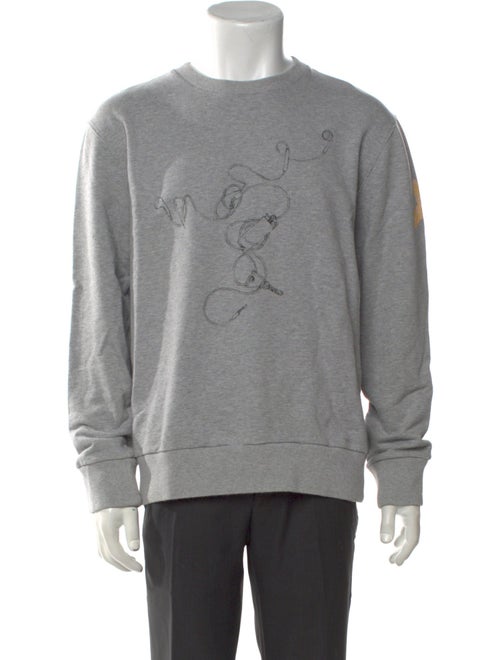 Lanvin Graphic Print Crew Neck Pullover