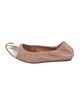 Lanvin Leather Colorblock Pattern Ballet Flats