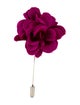Lanvin Fabric Flower Lapel Pin
