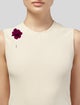 Lanvin Fabric Flower Lapel Pin