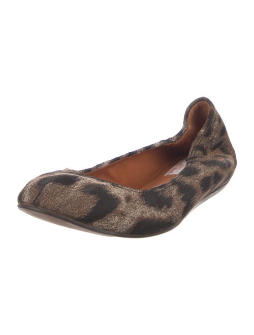 Lanvin Animal Print Ballet Flats