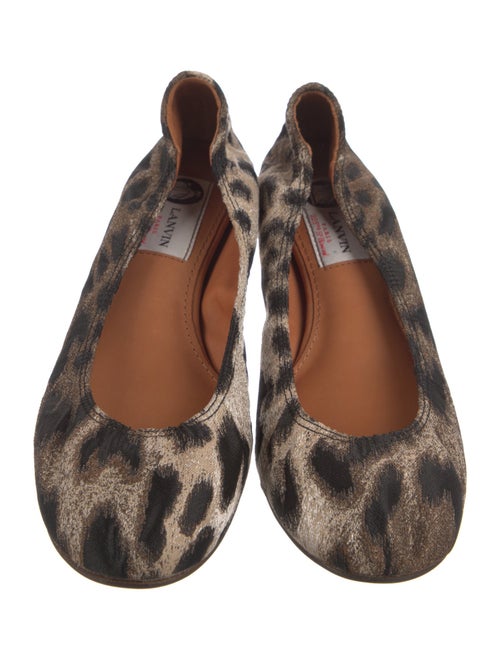 Lanvin Animal Print Ballet Flats