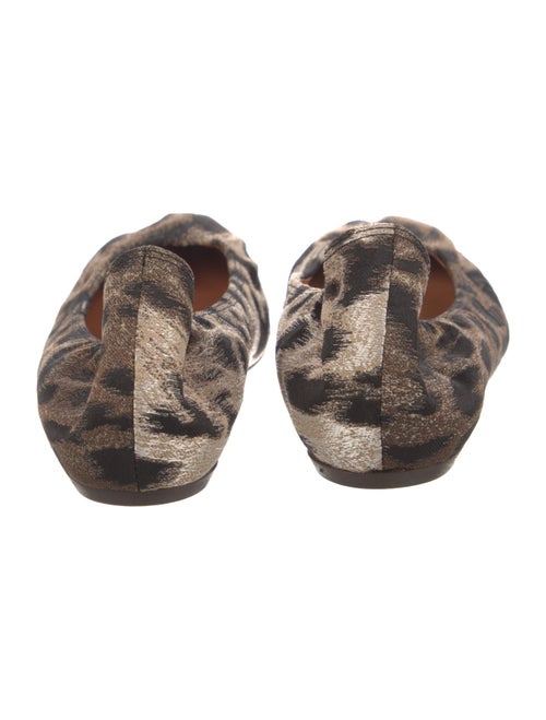 Lanvin Animal Print Ballet Flats