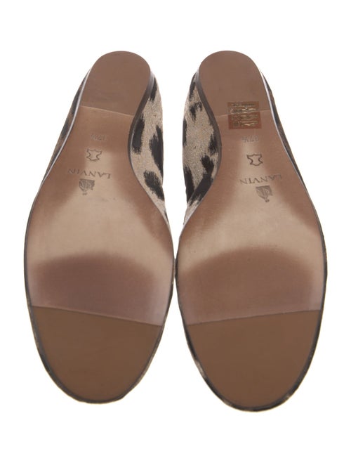 Lanvin Animal Print Ballet Flats