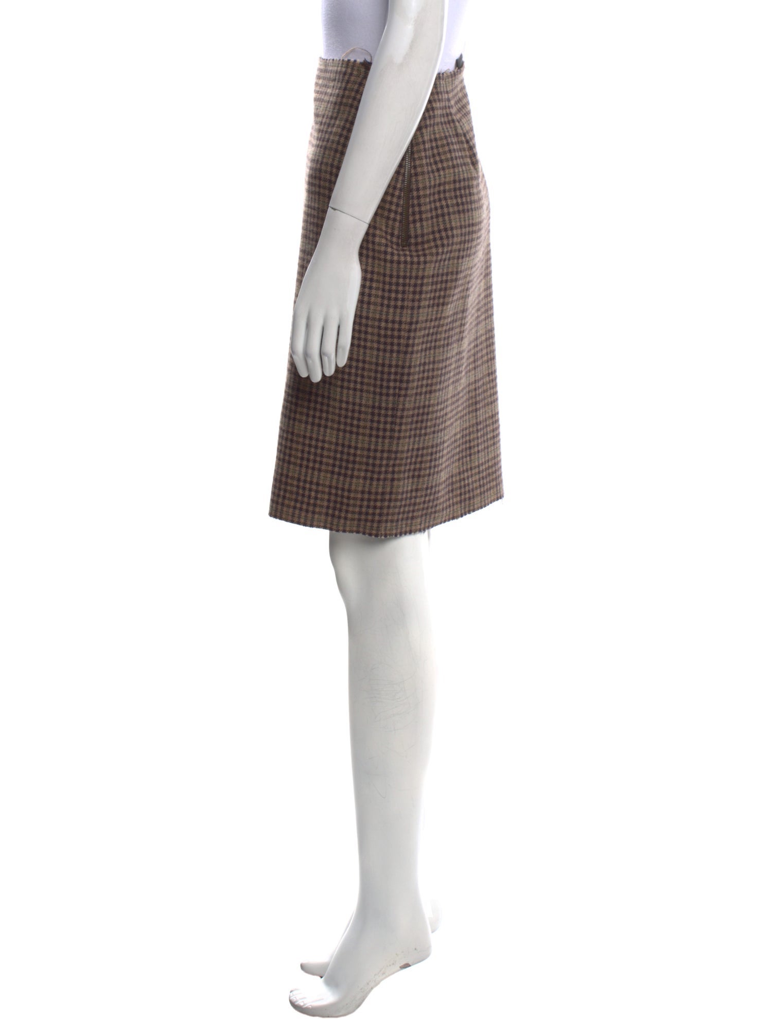 Lanvin Wool Knee-Length Skirt