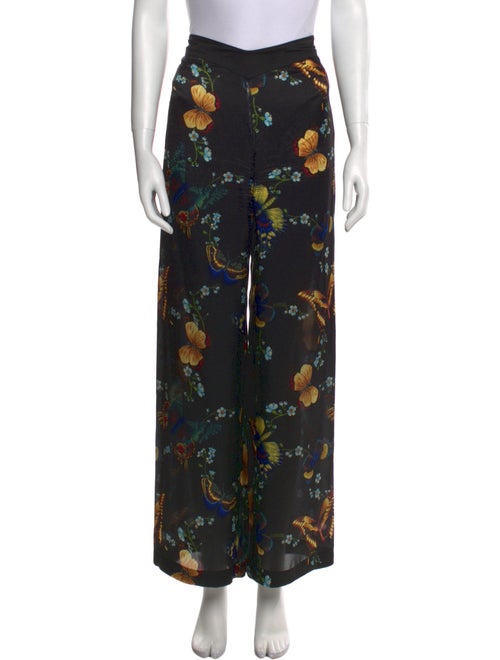 Lanvin Silk Wide Leg Pants