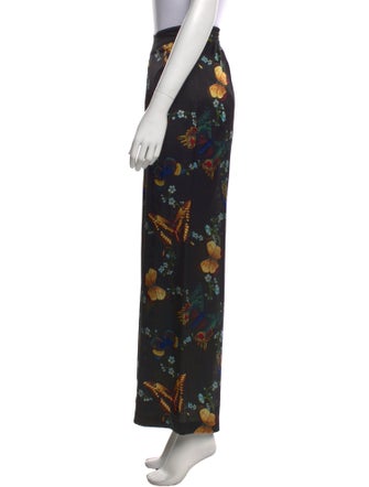 Lanvin Silk Wide Leg Pants