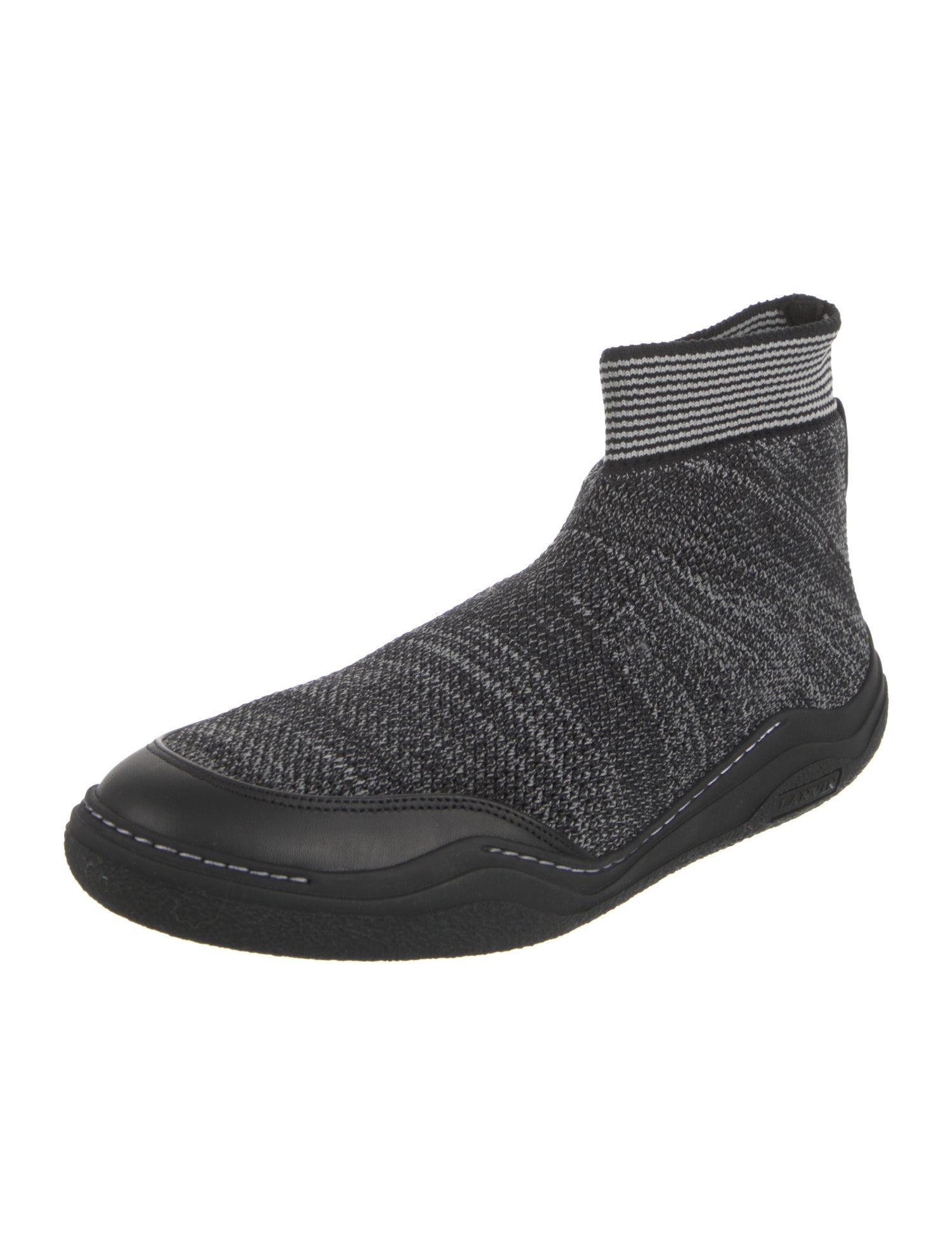 Lanvin Striped Sock Boots