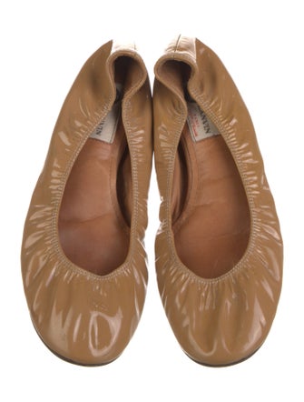 Lanvin Patent Leather Ballet Flats