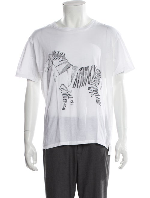 Lanvin Graphic Print Crew Neck T-Shirt