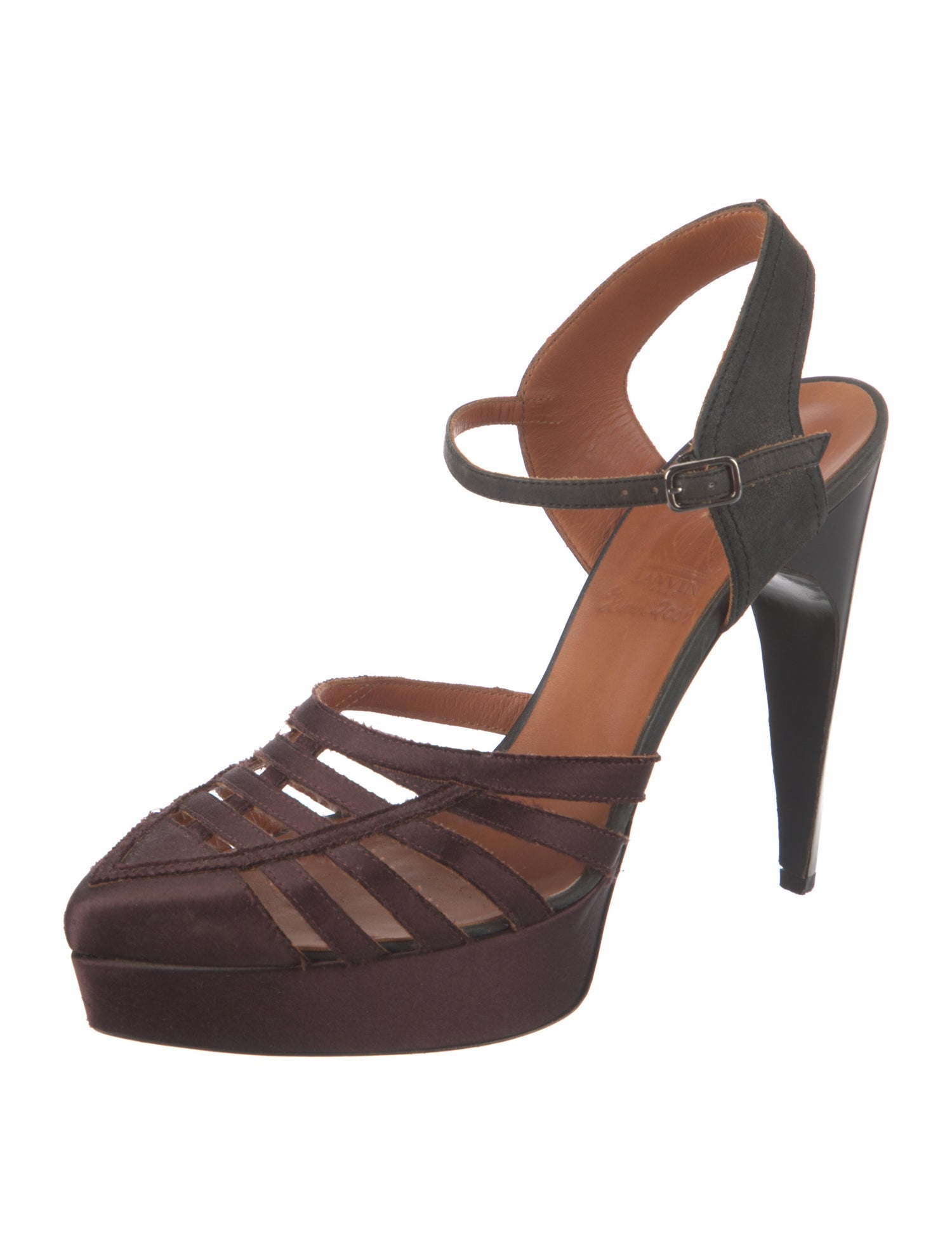 Lanvin Satin Slingback Pumps