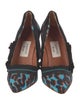 Lanvin Animal Print Ruffle Embellishment Pumps