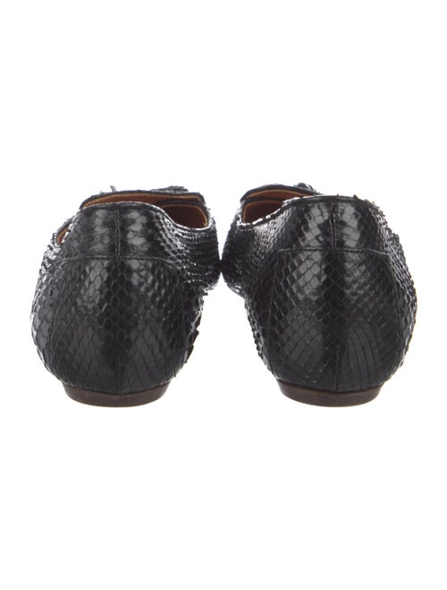 Lanvin Snakeskin Animal Print Flats