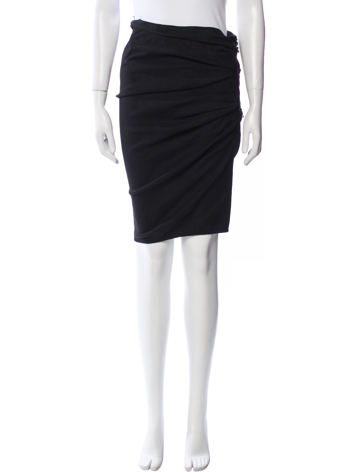 Lanvin Linen Knee-Length Skirt