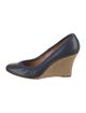 Lanvin Leather Colorblock Pattern Pumps