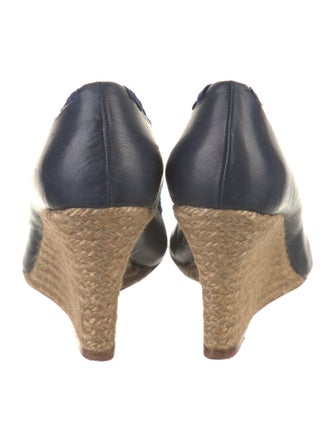 Lanvin Leather Colorblock Pattern Pumps