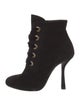 Lanvin Suede Lace-Up Boots