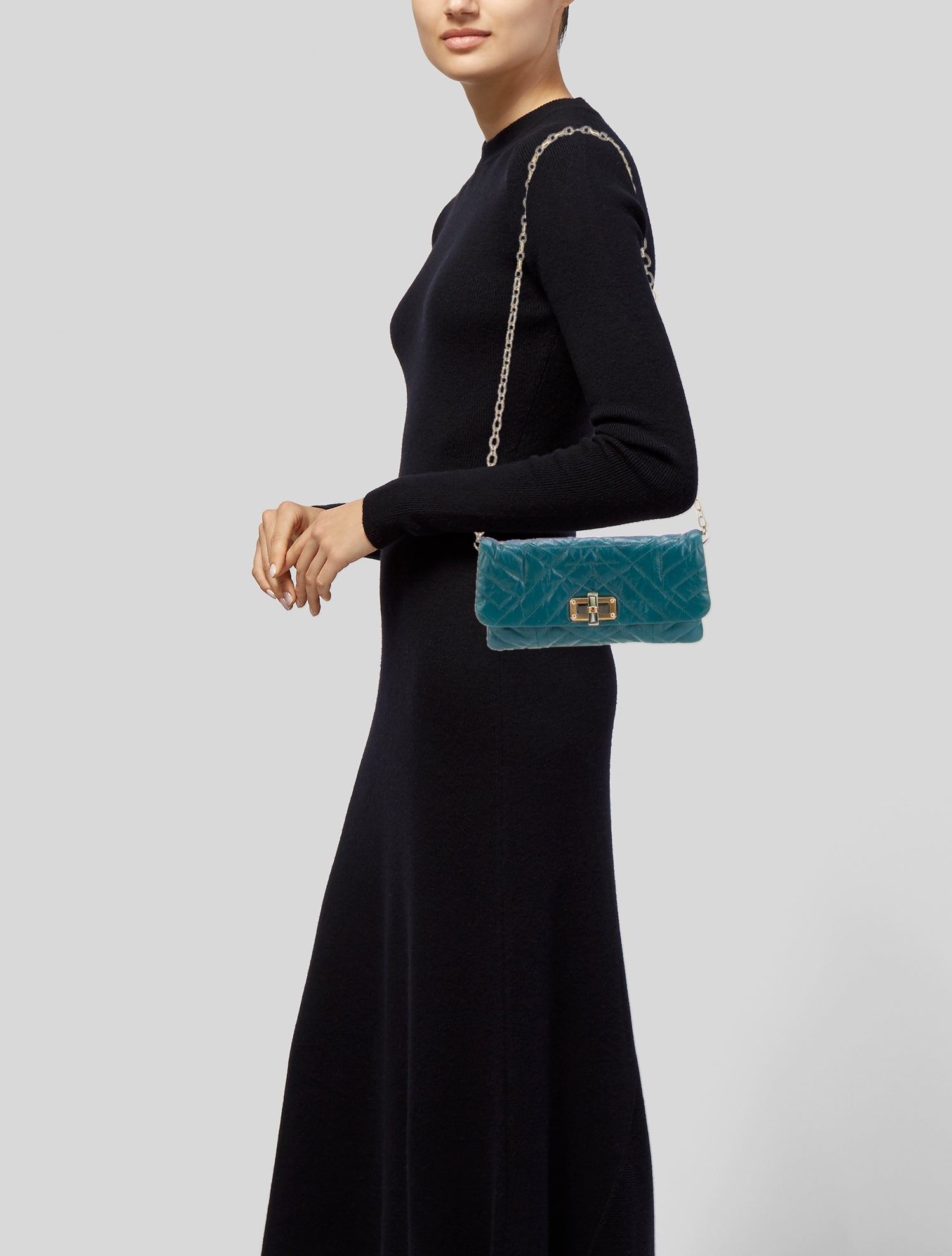 Lanvin Leather Clutch